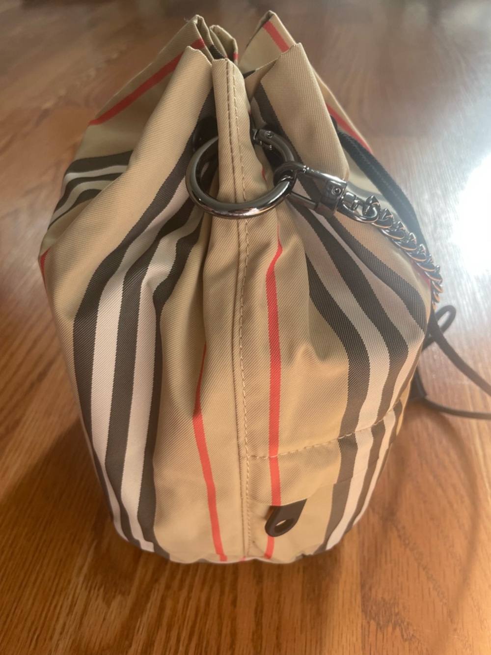 Burberry Vintage Check Drawstring Bucket Bag + Handle & Insert Mini Crossbody - Picture 11 of 17